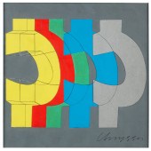 CHRYSSA, MIXED MEDIA ON PAPER,