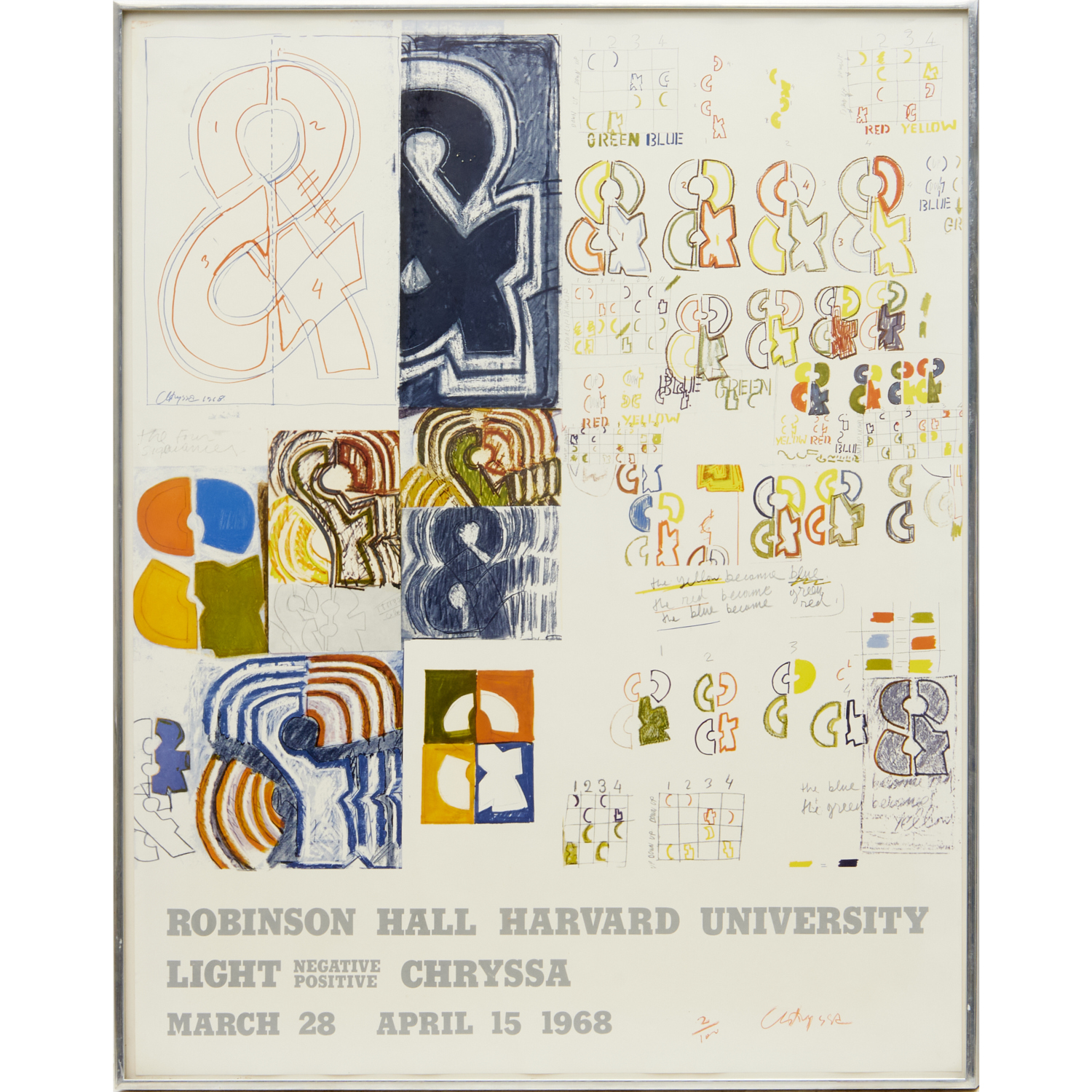 CHRYSSA, SIGNED LTD. ED. EXHIBITION