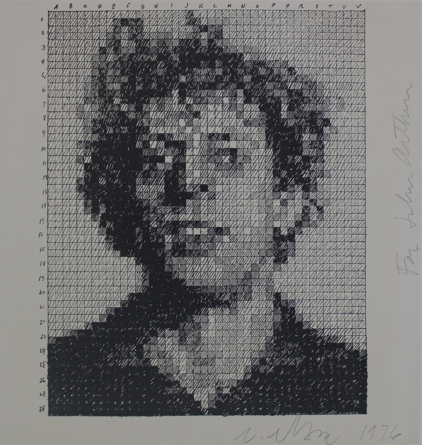 CHUCK CLOSE (AMERICAN,