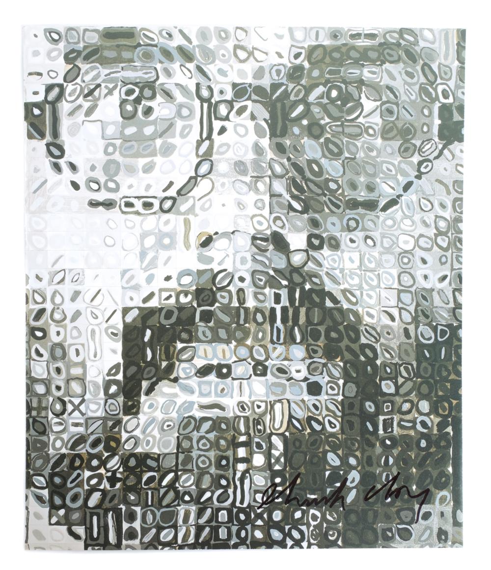 CHUCK CLOSE, SELF PORTRAIT,