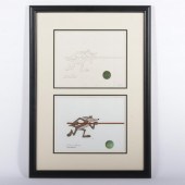 CHUCK JONES SIGNED "BUGS BUNNY