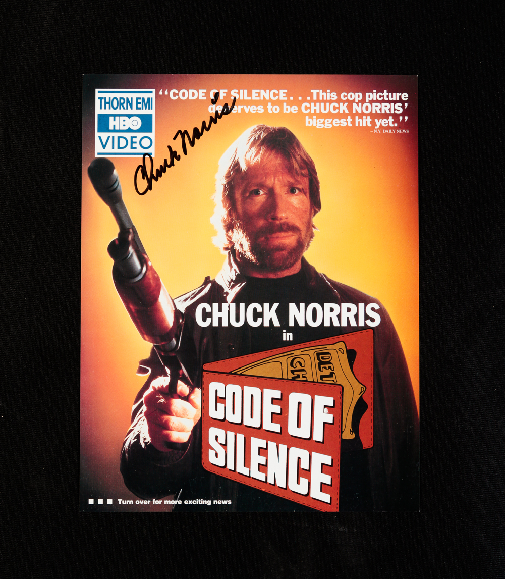 CHUCK NORRIS CODE OF SILENCE
