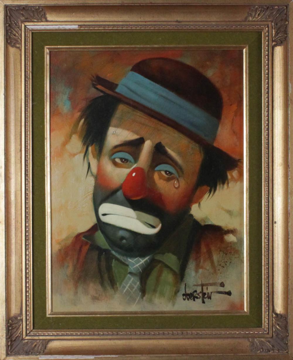 CHUCK OBERSTEIN OIL ON BOARDCHUCK