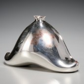CHUNGHI CHOO, SILVER PLATE VAS