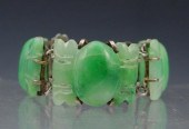 CHUNKY CAVE ONYX BRACELET: Sil