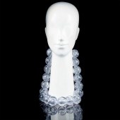 CHUNKY CLEAR STATEMENT NECKLAC