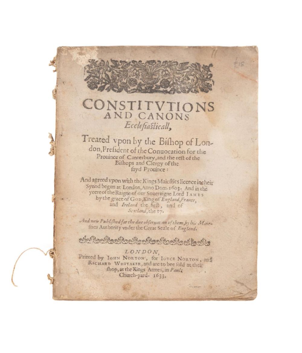 CHURCH OF ENGLAND, CONSTITUTIONS