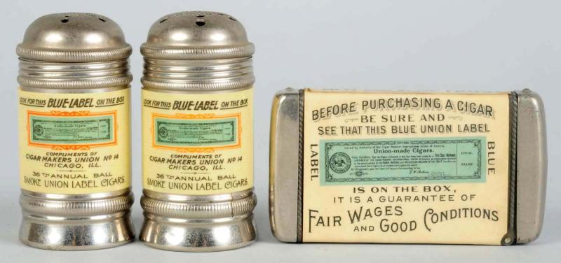 Cigar Maker's Union Match Safe &