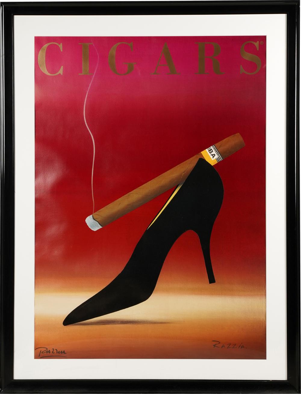 CIGAR POSTERdigital print; signed