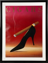 CIGAR POSTERdigital print; sig