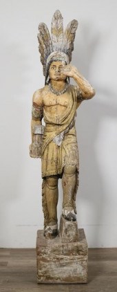 CIGAR STORE INDIAN IN THE STYL