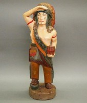 CIGAR STORE INDIANA carved and