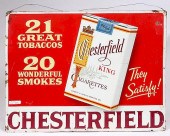 CIGAREETE ADVERTISING TIN SIGN