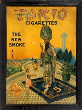 CIGARETTE ADVERTISING SIGN WIT