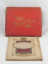 Cigarette cards. Three albums