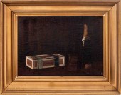 CIGARS & CHAMPAGNE OIL ON CANV