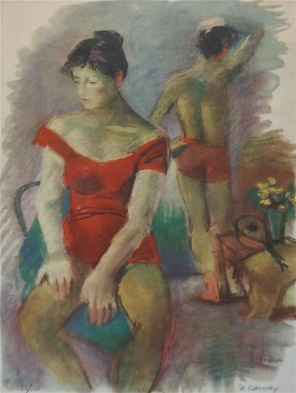 CIKOVSKY, TWO DANCERS,