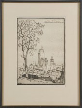 Cincinnati Skyline by Milan Pe