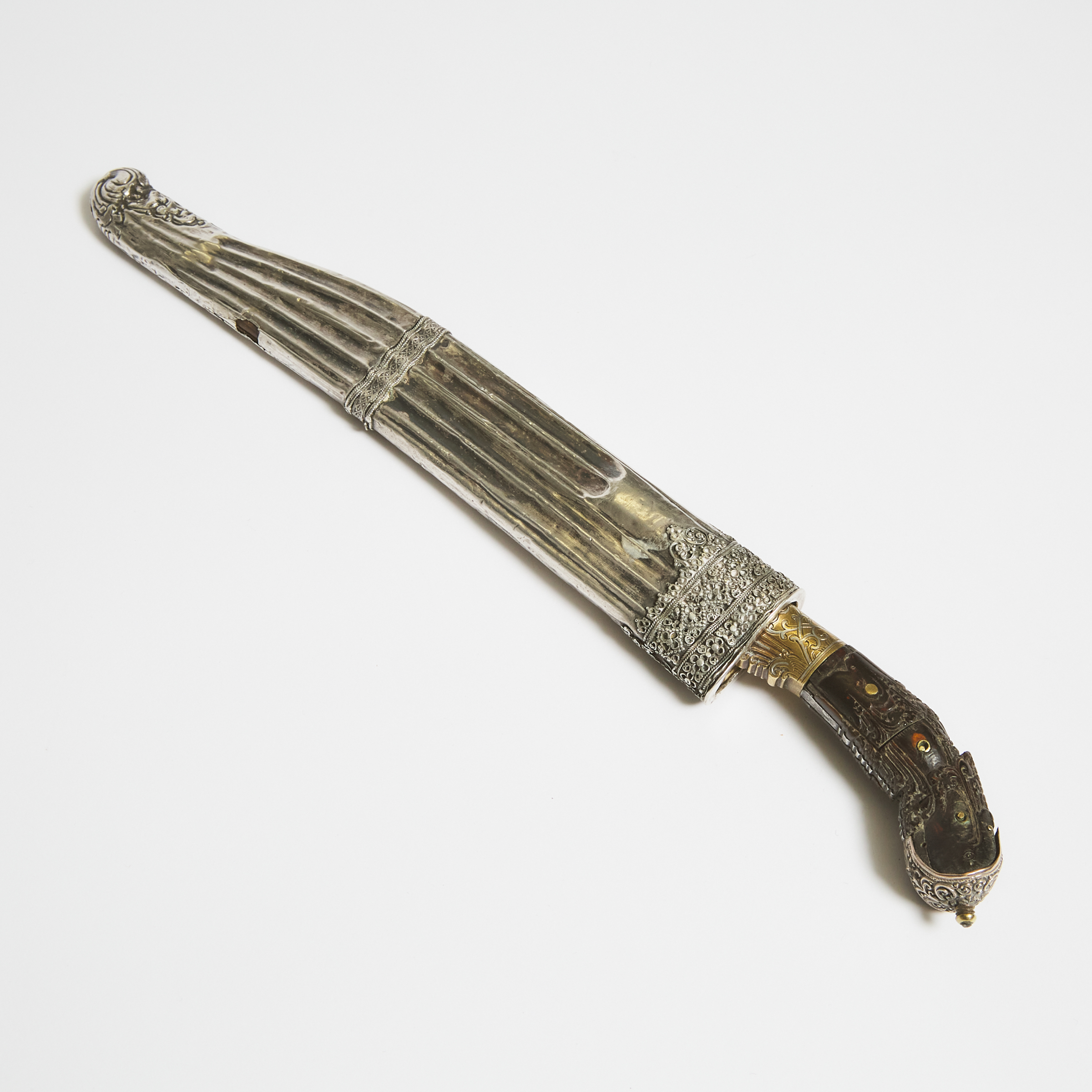 Cingalese Silver and Brass