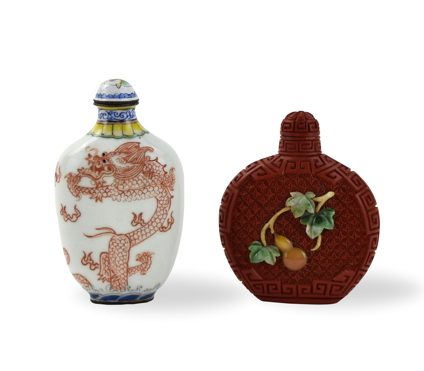 CINNABAR LACQUER & CANTON ENAML