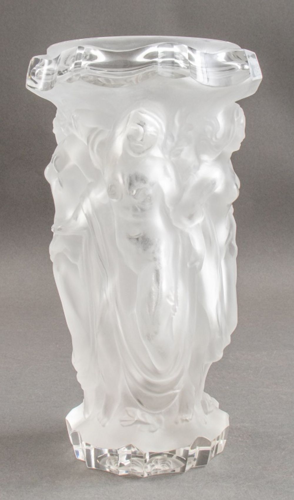 CIO CRYSTAL LALIQUE STYLE "AFTER