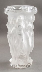 CIO CRYSTAL LALIQUE STYLE "AFT