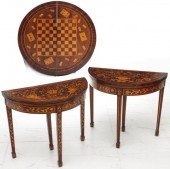 CIRCA 1800 DUTCH MAHOGANY AND
