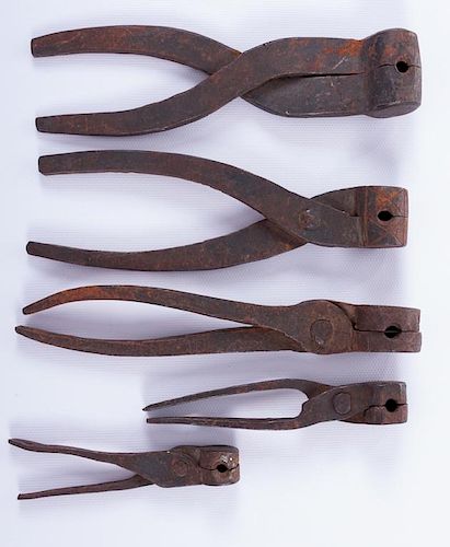 CIRCA 1850-1860 BULLET MOLDSFive
