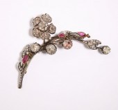 Circa 1850 silver-topped yello