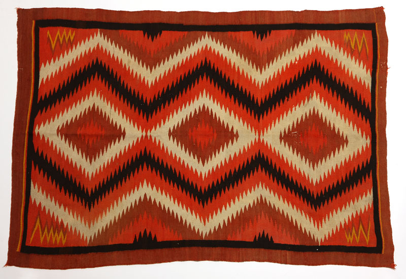 Circa 1890 red / orange field