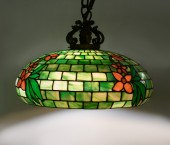 CIRCA 1900'S 4 LIGHT STAINED G