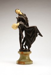 Circa 1918 stamped to bronze b