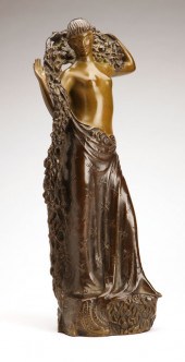 Circa 1920 signed to base ''G.