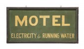 CIRCA 1925 MAINE MOTEL SIGN Pa