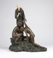 Circa 1930 the base signed ''C