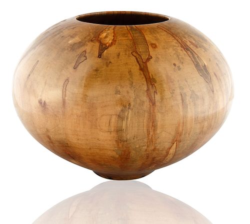 CIRCA 1991, RED MAPLE VASE BY