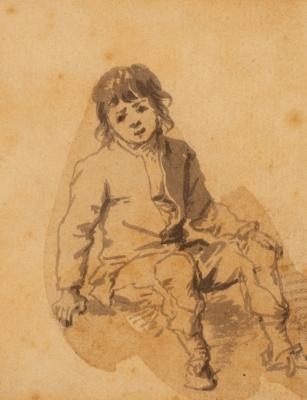 Circle of George Morland/A Sad