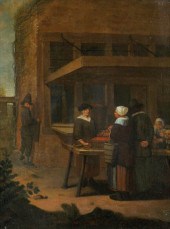 Circle of Jan Steen Purchasing