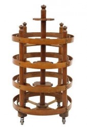 CIRCULAR BENTWOOD FOUR-TIER BA