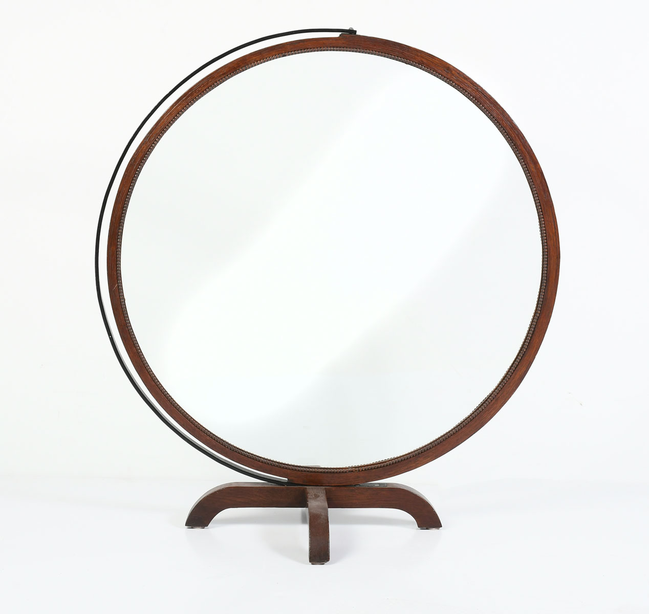 CIRCULAR GLASS FIREPLACE SCREEN:
