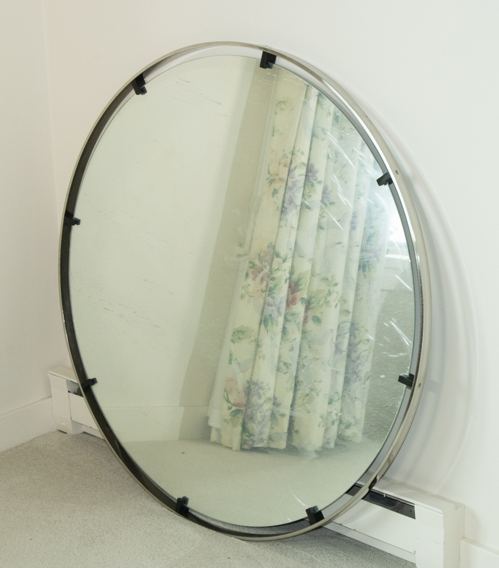 CIRCULAR MIRROR WITH STAINLESS