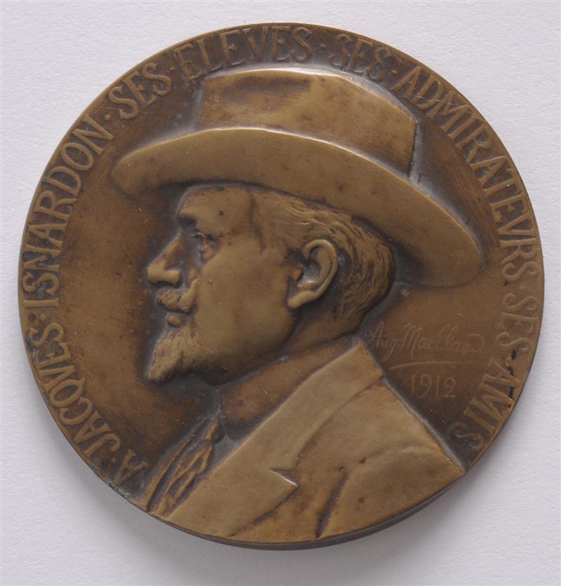 CIRCULAR PORTRAIT BUST MEDALLION OF