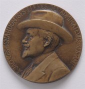 CIRCULAR PORTRAIT BUST MEDALLI