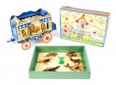 CIRCUS FIGURES & CIRCUS WAGON