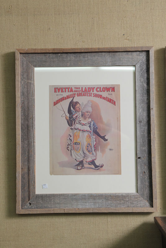CIRCUS HANDBILL. ''Evetta the