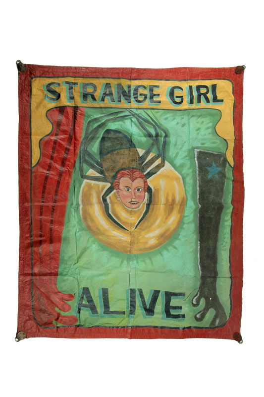CIRCUS SIDESHOW BANNER. 