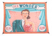 CIRCUS SIDESHOW BANNER BY J. S