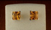 CITRINE AND FOURTEEN KARAT GOL