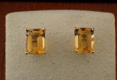 CITRINE AND FOURTEEN KARAT GOL