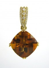 CITRINE, DIAMOND AND FOURTEEN
